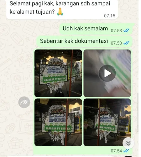 Pengiriman Papan Bunga Selamat Taman Sari
