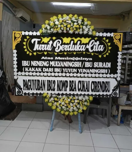 Papan Bunga Duka Taman Sari