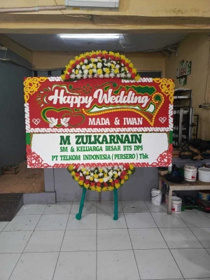 Papan Bunga di Taman Sari